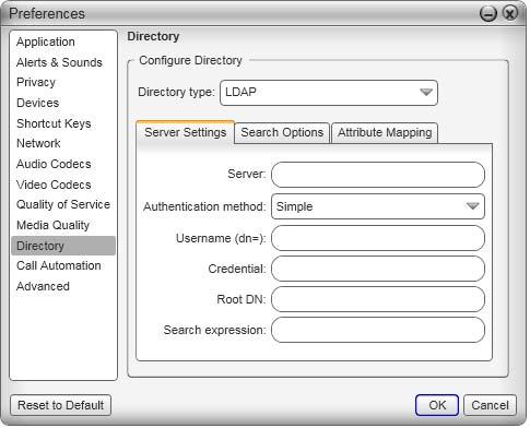 Bria 3 for Windows User Guide Retail Deployments Preferences Directory Typically,
