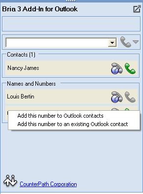 Click the phone icon beside a contact Or click the name to view all the phone numbers for the contact You can also right-click a contact in order to view or edit it Or click the phone icon beside a