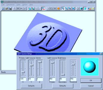 You can paste an image on a workpiece, making its shape easier to see or giving it a texture like the actual material.
