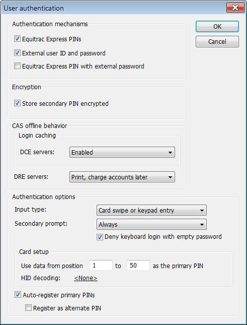 Configuring Authentication Prompts The user authentication prompts on the MFP login screen are determined by the configuration options set in System Manager.