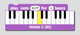 Add code to the Stage to play a note when a combination of keys is pressed.