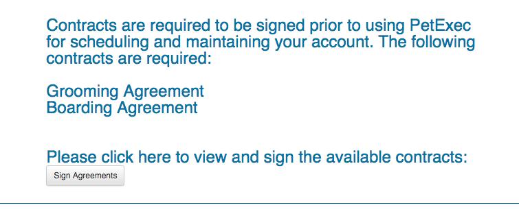 6. Click the Sign Agreements button (see picture below). 7.