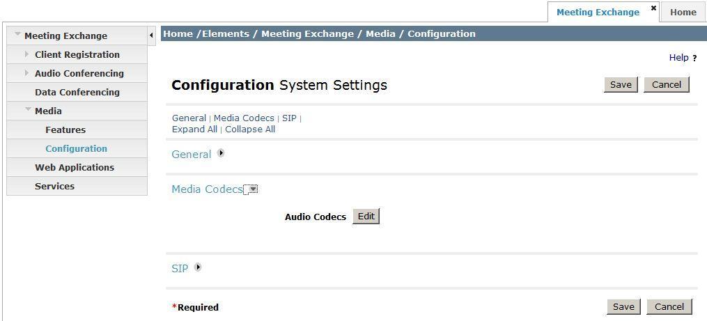 6.4. Configure Audio Codecs To enable audio codecs to be
