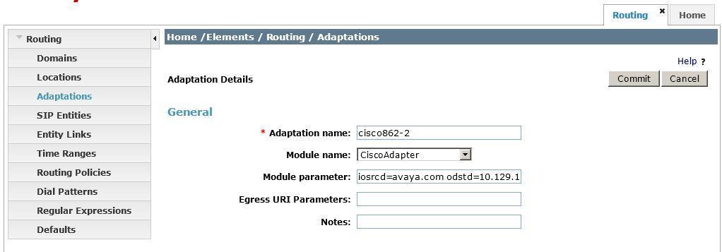 5.2. Configure Adaptations Session Manager can be configured to use Adaptation Modules to modify SIP messages before or after routing decisions are made.