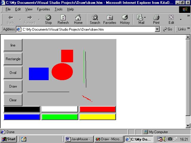 Modifications 1. Add another 2 colours to draw with. 2. Go back to the Calculator program and improve the layout.