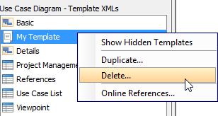6. Compose the template in XML editor. If part of your template references content written in another element template, you can click + to add a reference to that template. 7.