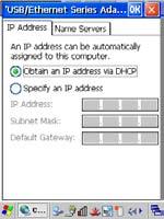 Check if the Ethernet uses Static IP or DHCP.