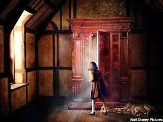 The Chronicles of Narnia: The Lion, The Witch, & The Wardrobe Figure 1: Still from the current film of Lucy Pevensie entering the wardrobe ( Chronicles, 2005).