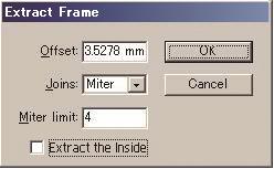 1 Select an object to attach a frame.