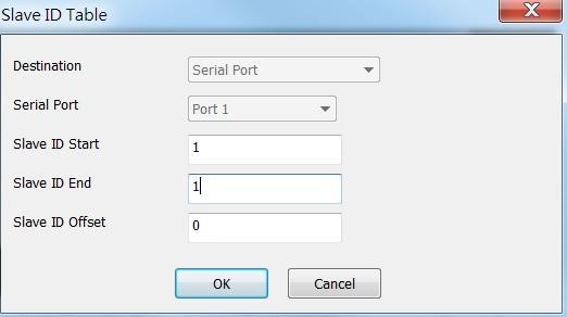 Configuring the Modbus Gateway Select the first channel and