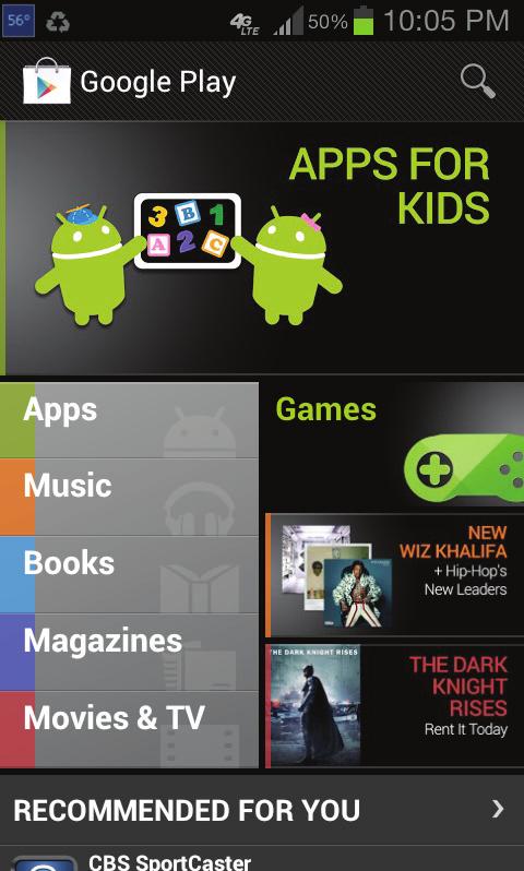 Android device with OS 2.