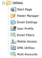 Mailboxes (Folders) When you log onto Webmail, your mailboxes/folders should appear in the Mailboxes window.
