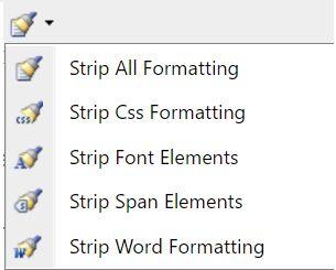 access formatting tools when working in the Editor.
