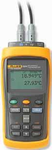 1523 and 1524 Reference Thermometers Fluke 1524 Fluke 1523 A new standard in accuracy and versatility. Measure, graph and record three sensor types with one tool.