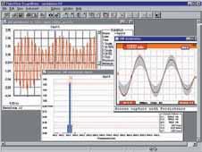 The spectrum analysis function is also handy to reveal the effects of vibration, signal interference or crosstalk.