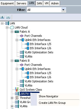 LAN and SAN Pin Groups In most UCS topologies, the only uplinks leaving the FI are those just discussed.