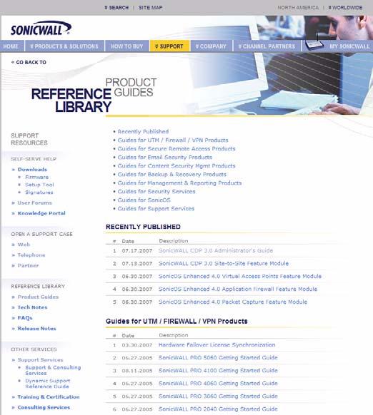 Related Documentation See the following related documents for more information: SonicOS Enhanced Administrator s Guide SonicOS Enhanced Release Notes SonicOS Enhanced Feature Modules Application