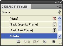 1 Working with graphics 4 Choose File > Place. In the Place dialog box, navigate to the id01lessons folder and select the file Sidebar.txt. Press Open.