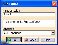 Select Knwledgeware > Knwledge Expert frm the Start menu t switch t the Knwle wrkbench. 4. Click Expert Rule.