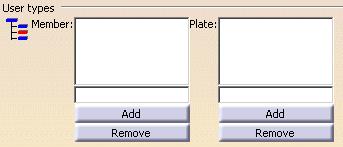 Page 157 User types Member or Plate Lets you create and manage user types: Add: enter the name of the member or plate type then click Add to add user types.