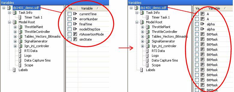 CalDesk Display subsystems first Lets you specify to display subsystems (items with a + symbol) in the hierarchy tree first. For details, refer to Variables Page ( Reference).