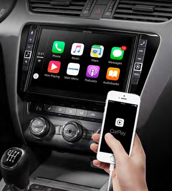 Apple CarPlay The innovative Alpine Style systems for Skoda Octavia 3 with Apple CarPlay bring you a smarter way to use your iphone on the road.