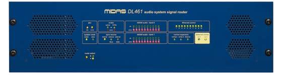 XL8 Audio System Signal Processor (DL471) The DL471 is a 1U 19 rack unit, which forms part of the modular DSP engine.