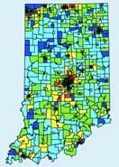 and the number of Republican voters in all counties of Iowa