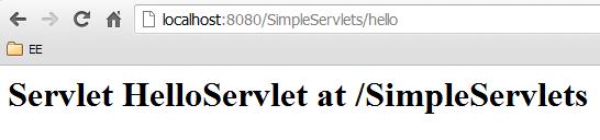 A Servlet that Generates a HTML doc @WebServlet(name = "HelloServlet", urlpatterns = {"/hello"}) public class HelloServlet extends HttpServlet { /*invoked by doget() and dopost() */ protected void