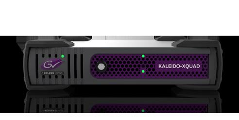 Datasheet Kaleido-XQUAD Simplified Standalone Quad-Split Multiviewer with Dual Quad-Split Upgrade Capability A clear view for any of your