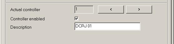 In case one controller is not to be accessed, it is possible to disable it using the dedicated checkbox.