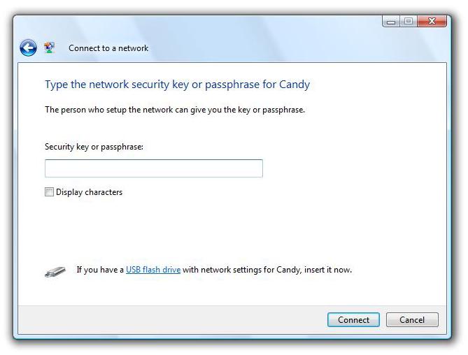 Section 4 - Security 3. Enter the same security key or passphrase that is on your router and click Connect.