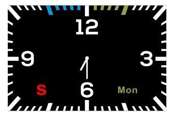 A red S will be displayed on the watch screen to indicate that the alarm has been activated.