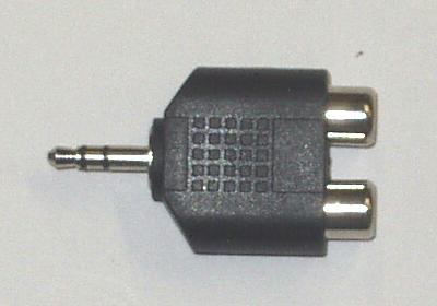 To connect your record player, connect the end with the RCA connectors to the Phono Out connectors on your record player. Connect the other end to the Line In connector of your computer.