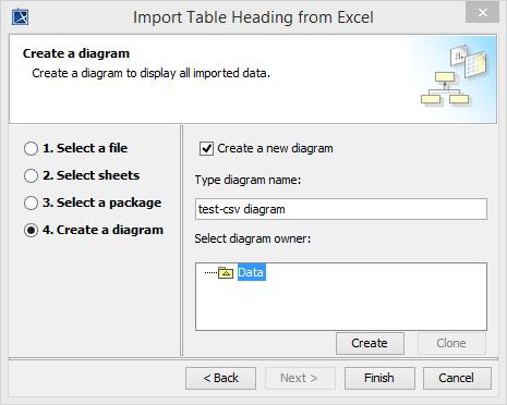 Figure 77 -- Import Table Heading from Excel -