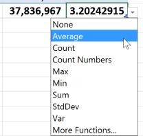 Each time you create a table, Excel creates a default table name in the Properties group (e.g., Table1, Table2, etc.). The scope of the table name is for the entire workbook.
