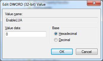 Smartpoint v7.4.90 Developer.NET Framework 4.6.2 The Edit DWORD (32-bit) Value dialog box is displayed. 6. In Value data, enter 0. 7. When prompted, restart your computer to apply the update.