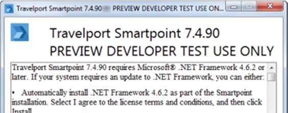 Smartpoint v7.4.90 Developer.NET Framework 4.6.2 Installing Smartpoint You do not need to uninstall your previous version of Smartpoint.