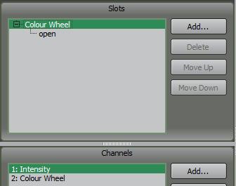 See below for additional information on other channel conditions such as Gobo wheels, high resolution channels, colour mixing, etcetera. 41.5.