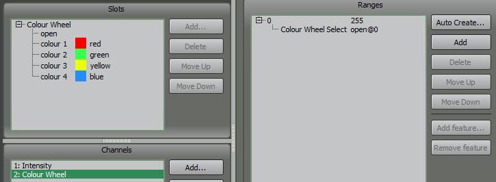 If you can t find the exact match for your fixture then choose the closest match. The colours that you choose are used by Clarity to allow colour selection from the Colour Picker in the Programmer.