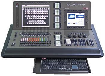 LX600 Page 36 Clarity 6 LX600 Console 6.1 OVERVIEW LX600 The LX600 has the following features: Pivoting monitor panel. One 10.4 inch encoder wheel touch screen. One 17 touch screen.