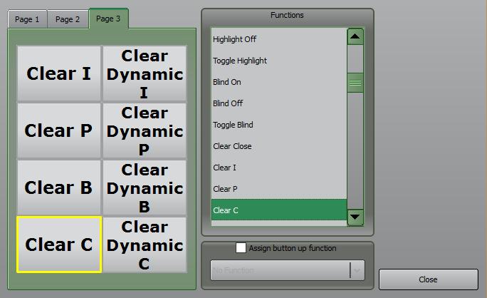 Clarity LX Console Controls Page 57 Undo last programmer action (displays action to be undone, e.g. Undo clear position ).