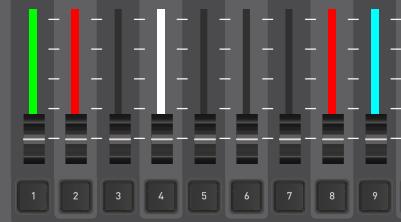 Clarity LX Console Controls Page 69 For example, if the fader is at 50%, fixtures at 25, 50 and 75% would be at 12.5, 25 and 37.5%. Limiting.
