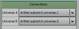 See also ArtNet Unicast below. Select the required ArtNet Subnet and ArtNet Universe for this output then click OK.