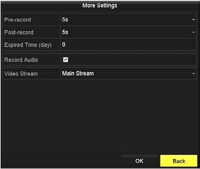 SECTION 7: RECORD, PLAYBACK AND VIDEO BACKUP a.