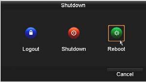 In the Menu window, click the Shutdown icon, then click Shutdown in the pop-up window. 4. Click Yes in the Attention window. 5. When the message Please power off!