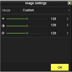 SECTION 4: LIVE VIEW INTERFACE Zoom selection area Image Settings: Click this icon to open menus for creating