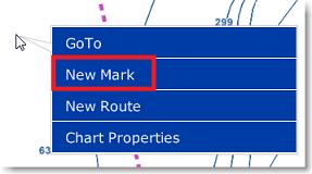 Marks and Objects Creating & Editing Marks Marks are used to plot specific locations such as fishing spots, harbors or preferred anchorages. All Marks are displayed in the Marks List.
