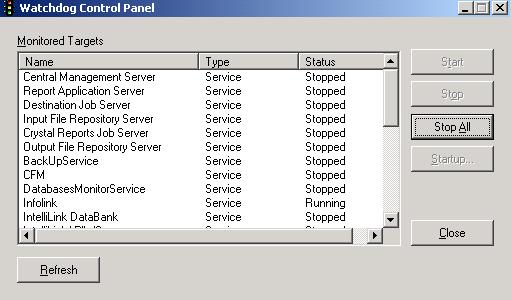 The final step is to restart the Ultra services. On the Run tab of the System Tools screen (shown above), select Ultra WatchDog.