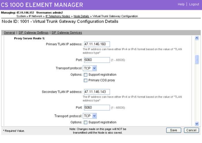 Migrate to Avaya Aura Session Manager Note: The IP address you enter must match the Session Manager IP address you entered in Migrate SPS data on page 301.